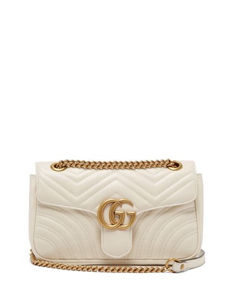white gucci marmont small